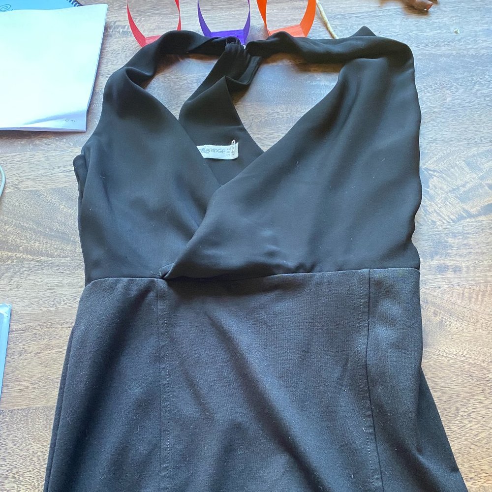 Bec & bridge Black halter dress